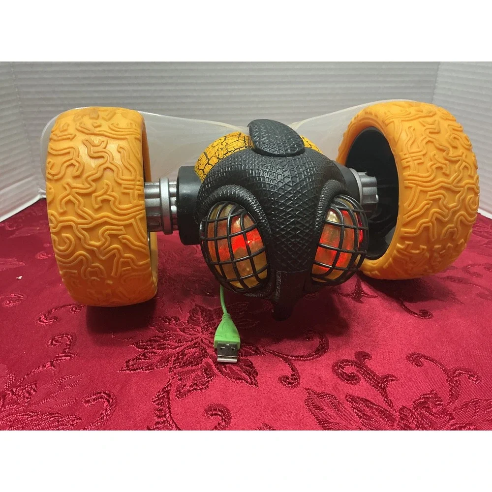 Used Bright Tumble Bee RC Car RechargeableLight Up Toy Yellow Black NoRemote